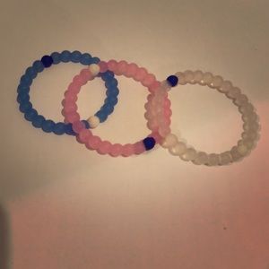 3 Lokai bracelets -authentic